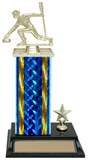 "Diamond Plate" Oval Column Assembled Trophy