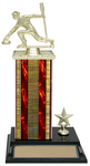 "Lightening" Rectangle Column Assembled Trophy