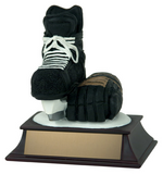 "Skate & Glove" Hockey Trophy