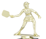 "Diamond Star Male & Female" Pickleball Trophy