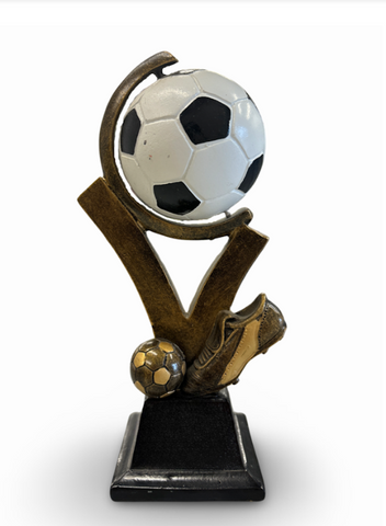 "Spinning Ball" Soccer Trophy