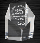 "Prestige Paperweight" Crystal Giftware