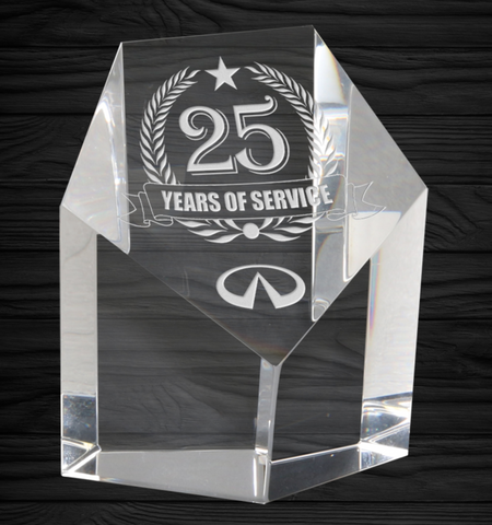 "Prestige Paperweight" Crystal Giftware