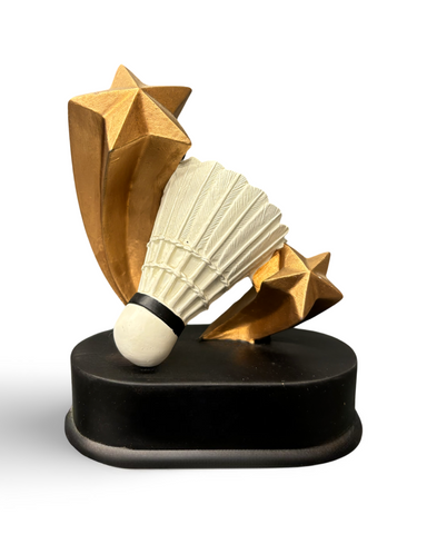 "Shooting Star, Badminton" Distinctive Trophy