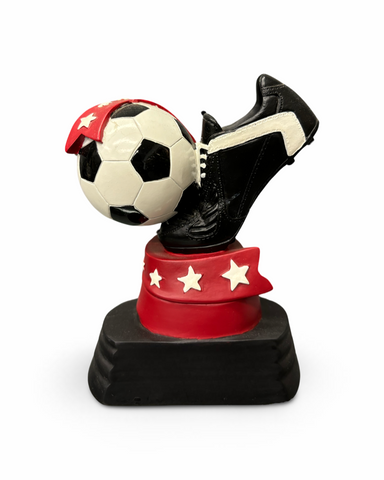 "All-Star Ball & Shoes" Soccer Trophy