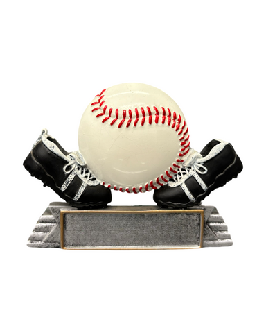 "Classic Ball & Shoes" Baseball Trophy