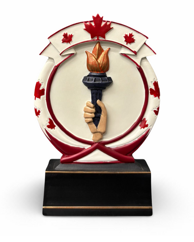 "Maple Leaf, Victory" Distinctive Trophy