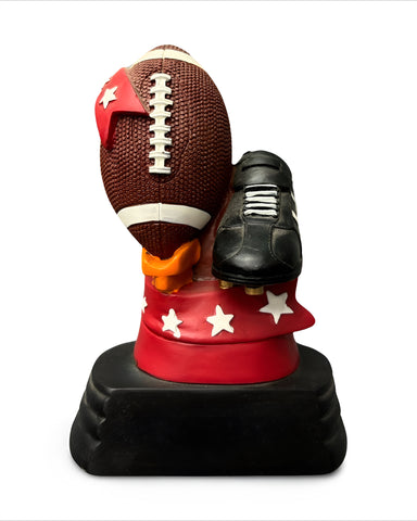 "All-Star Ball & Shoes" Football Trophy