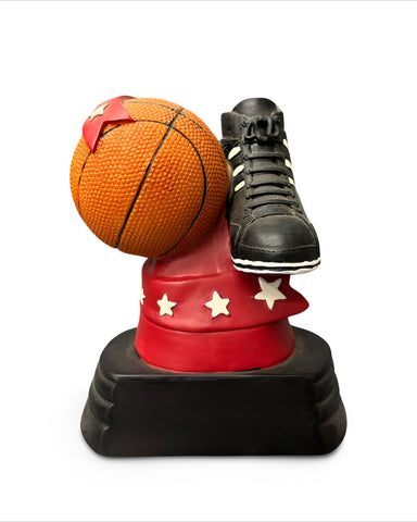 "All-Star Ball & Shoe" Basketball Trophy