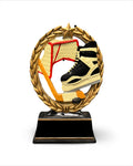 "Negative Space" Hockey Trophy