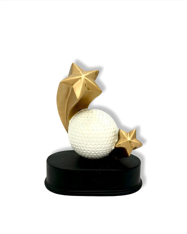 "Shooting Star, Golf" Trophy