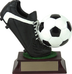 "Ball & Shoes" Soccer Trophy