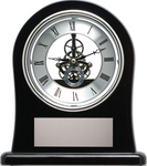 "Black Skeleton Clock" Giftware