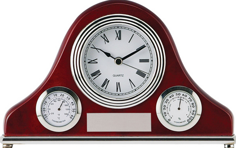 "Rivera Rosewood Weather Station" Giftware