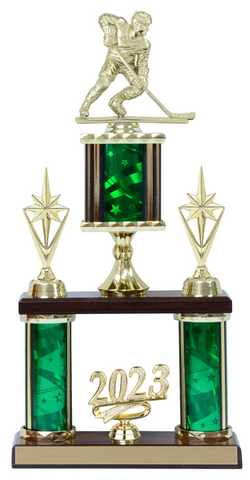 "2-Post Set - Small" Assembled Trophy