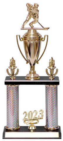 "2-Post Set, Cup - Small" Assembled Trophy