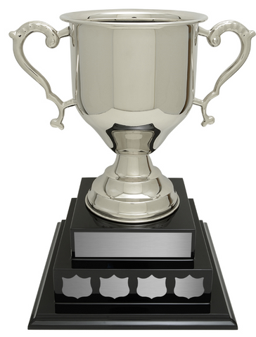 "Dundee" 2-Tier Annual Nickel Plated Brass Cup
