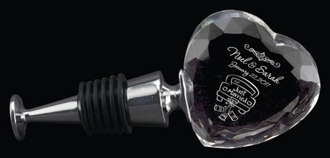 "Niagara Wine Stopper" Crystal Giftware