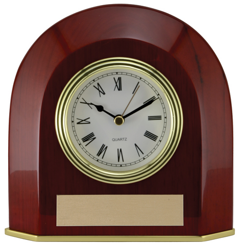 "Oval Elliptical Edge Clock" Giftware