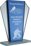 "Amherst Blue Mirror" Glass Award