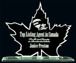 "Maple Leaf" Jade Glass Award