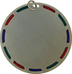 "Insert Holder" - Stained Glass Medal