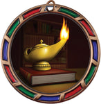 "Insert Holder" - Stained Glass Medal