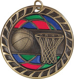 "Basketball" - Stained Glass Medal