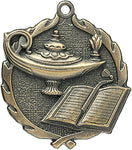 "Lamp of Knowledge" - Sculptured Medal