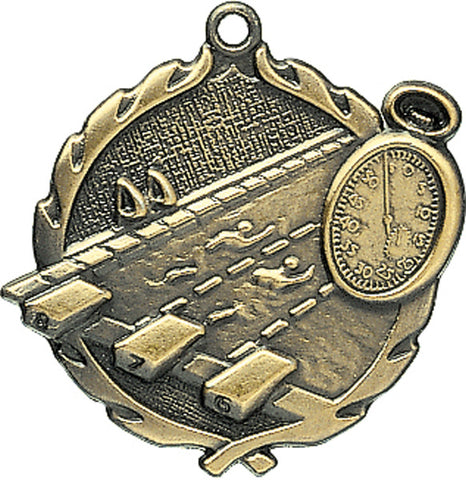 "Swimming" - Sculptured Medal