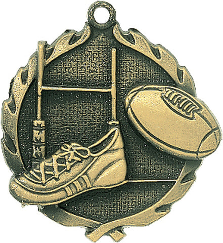 "Rugby" - Sculptured Medal