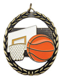 "Basketball" - Negative Space Medal