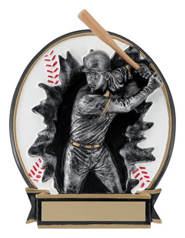 "Blow-Out Player, Female" Baseball Trophy