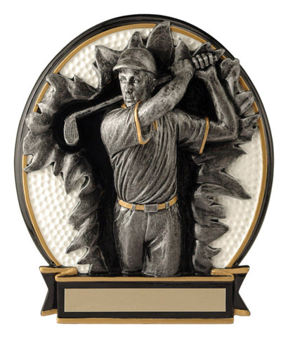 "Blow-Out Player" Male and Female Golf Trophy