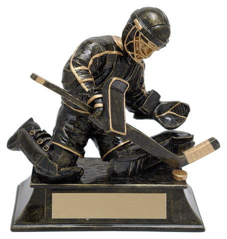 "Aztec Gold Goalie" Hockey Trophy
