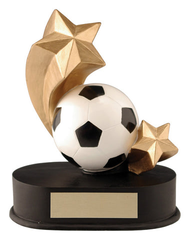 "Shooting Star" Soccer Trophy