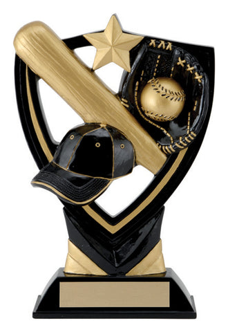 "Apex Shield" Baseball Trophy