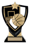 "Apex Shield" Basketball Trophy