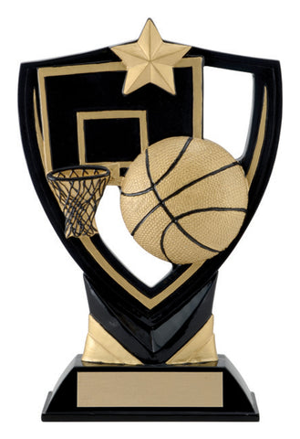 "Apex Shield" Basketball Trophy