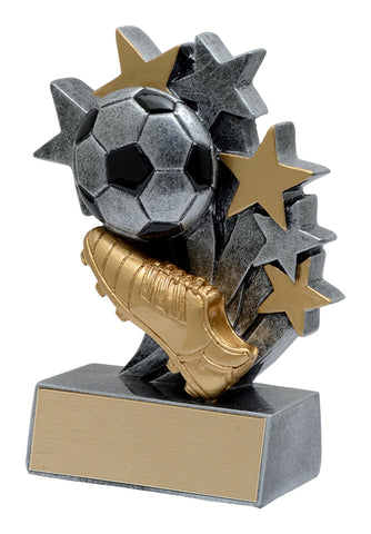 "Star Blast" Soccer Trophy