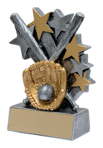 "Star Blast" Baseball Trophy