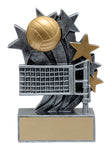 "Star Blast Volleyball" Distinctive Trophy