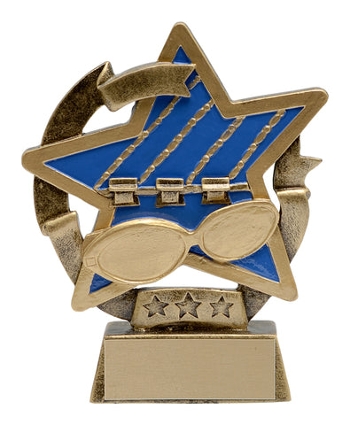 "Star Gazer Swimming" Distinctive Trophy