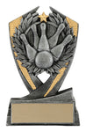 "Phoenix 5 Pin Bowling" Distinctive Trophy