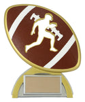 "Silhouette" Football Trophy