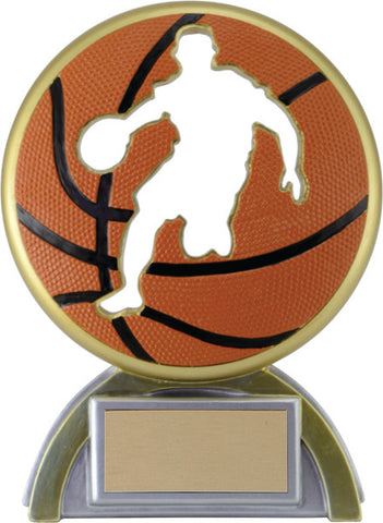 "Silhouette" Basketball Trophy
