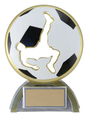 "Silhouette" Soccer Trophy