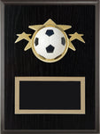 "Tri-Star Soccer" Laminate Plaque