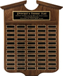 "Grant Annual Shield" Genuine Walnut Plaque