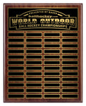 "Genuine Walnut" Annual Plaque